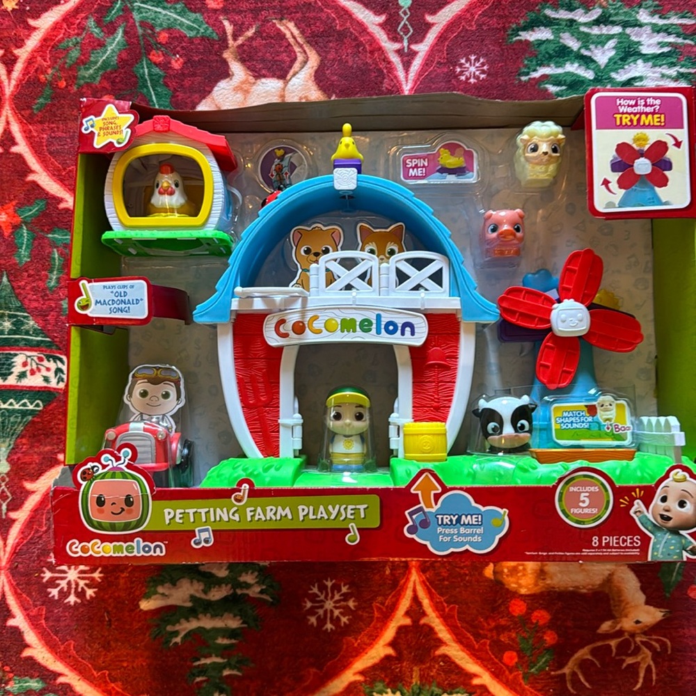 Cocomelon Petting Farm Playset